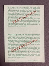 ROLEX Translation Leaflet for FULL SET Daytona 16520 16523 16528 569.00.20.6.88