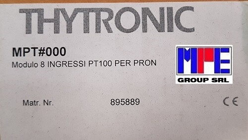 Thytronic mpt 000 modulo - thytronic, mpt#000