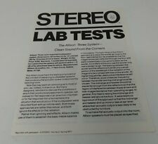 Brochure brochure altoparlante