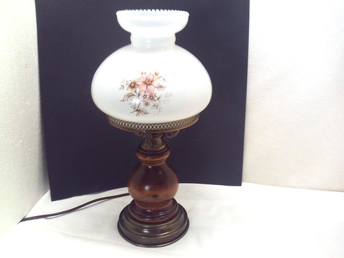 Lampada tavolo legno - da, ottone
