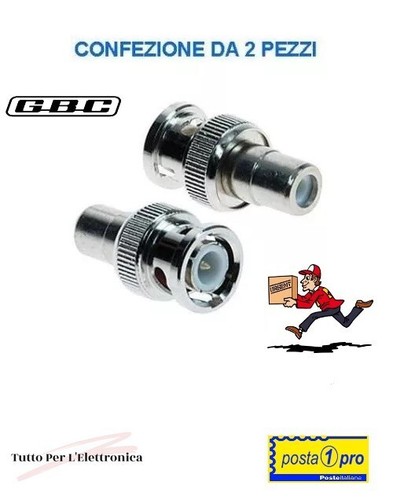 Coppia adattatore pezzi bnc - coppia,