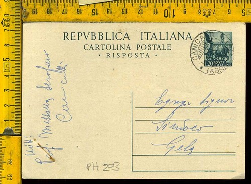 Repubblica intero cartolina - repubblica,