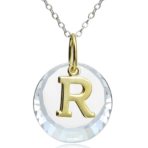 Collana iniziale bicolore - collana, "t"