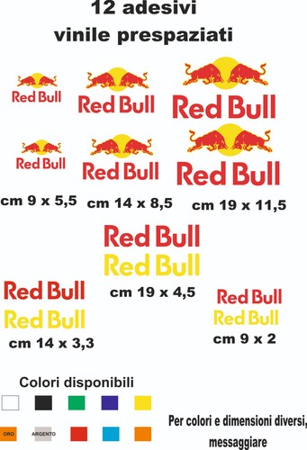 Adesivi red bull - adesivi,