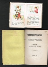 CARTOLINE + ETICHETTI PUBBLICITAARIE + LIBRI PICCOLINI + VARI OGGETTI - 12 PEZZI