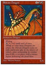 Shivan Dragon ~ Fourth Edition