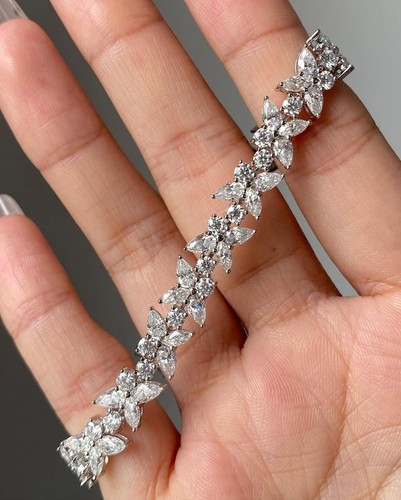 Bracciale tennis 7ct marquise - 7ct,