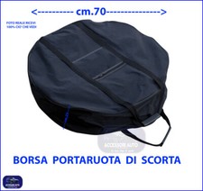 BORSA RUOTA PORTARUOTA DI SCORTA CUSTODIA  SACCA PER RUOTE BAULE UNIVERSALE ZIP 