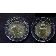 Vaticano 500 lire 1000 - 500,