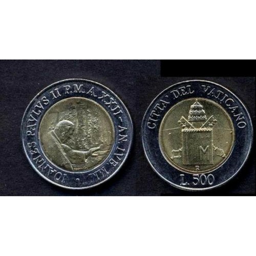 Vaticano 500 lire 1000 - vaticano,