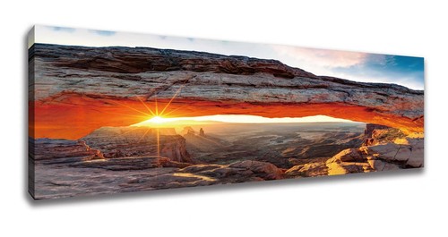 Quadro tela 120x40cm arco - su,
