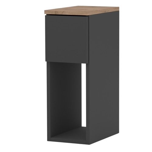 Comodino stretto rovere - comodino,