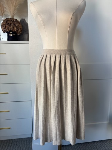 Gonna midi zara - beige, chiaro
