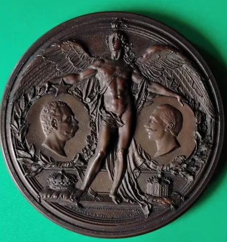 Medaglia savoia umberto - umberto, i