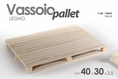 Vassoio pallet legno aperitivo