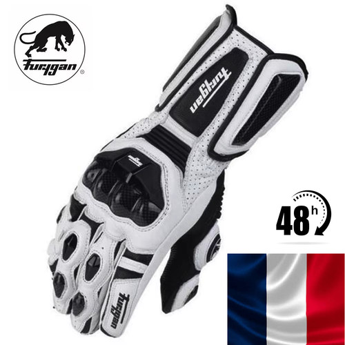 Gants moto cuir racing - gants,