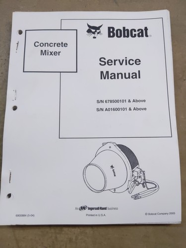 Bobcat betoniera manuale - manuale, di