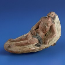 ? Antica scultura terracotta policroma del 700 ?? La deposizione di Cristo