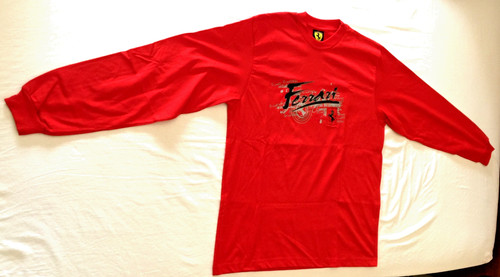 Ferrari vintage maglia manica - vintage,
