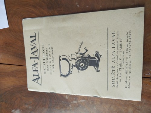 Alfa laval machine - alfa,