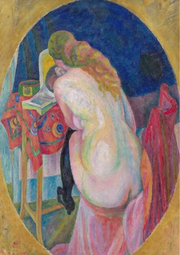 Nude woman reading robert - nude,