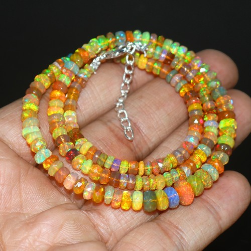 Collana opale multicolore