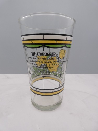 Bicchiere vintage whataburger - bicchiere,