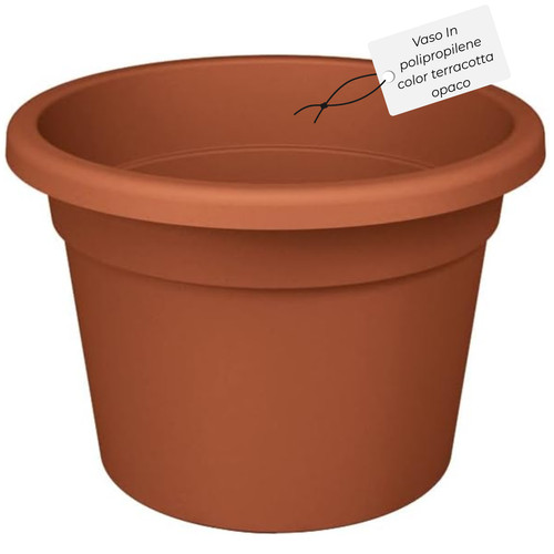 Vaso tondo polipropilene - in,