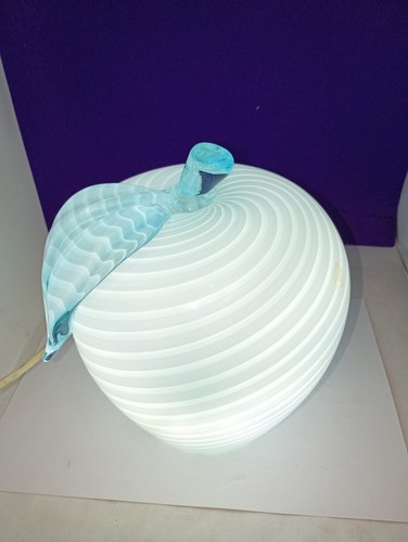 Lampada tavolo vetro soffiato