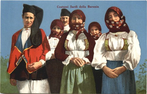 Costumi sardi della - costumi,
