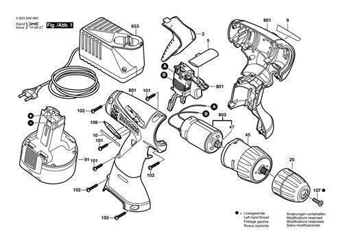 Bosch ricambi per - bosch, trapano
