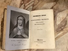 Manzoni I Promessi Sposi Mendrisio 1838 Tipografia Ticinese Letteratura Italiana