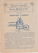 E376-ZUCCHI RODOLFO CASTENASO (BO) DEPLIANT SOLFORATRICI E POMPE IRRORATRICI