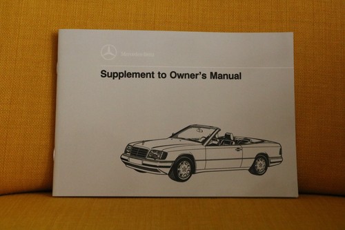 Mercedes a124 supplemento - mercedes,