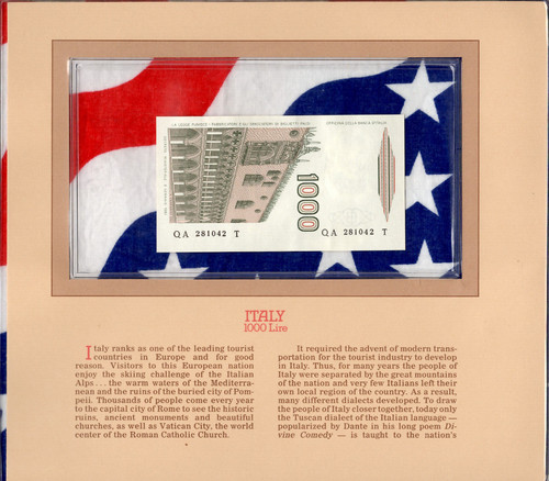 Most treasured banknotes - most, italy
