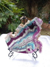 400g Inc Stand Druzy Rainbow