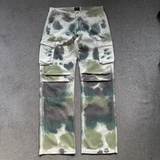 Pantaloni cargo vintage anni 00 Energie by Sixty mimetici graffiti 32” verde mimetico