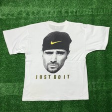 Nike Vintage T Shirt Uomo Agassi Tennis Big Face Rodman Anni 90 Bianco Tag Dennis