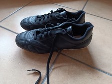 RYAL scarpe calcio artigianali tacchetti fissi vitello REAL FG/MG NERO tg 42,5