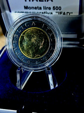 ITALIA 500 LIRE I PROOF IFAD 1978-1998 (VENTENNALE) COFANETTI NUOVO