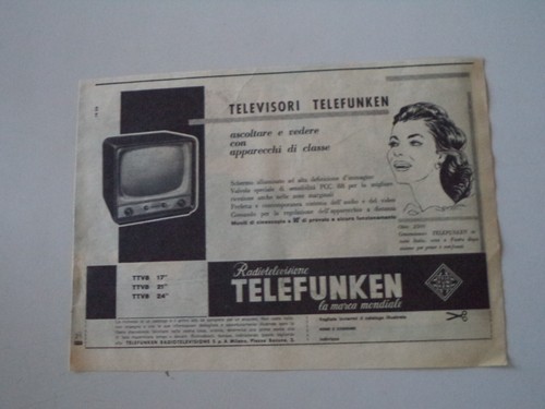 Advertising pubblicità 1959 - advertising,