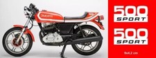 Ducati 500 sport Desmo kit adesivi targhette pvc coda decals stickers moto