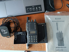 ALINCO DJ-X1 RADIO SCANNER RICEVITORE CON BATTERIA E CASE VUOTO DA REVISIONARE