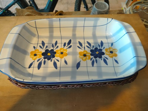 Pirofila ceramica decorata - in,
