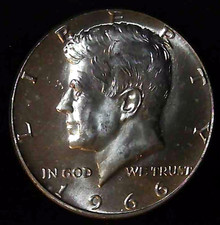 1966 50C Kennedy mezzo dollaro