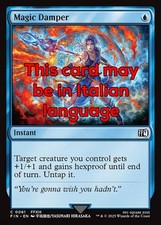 MTG MAGIC DAMPER FOIL EXC - CORTINA MAGICA 61 - FIN - MAGIC