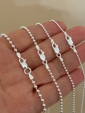 Collana catena con perline a