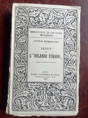 Attilio momigliano saggio - momigliano, –