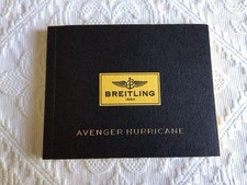 Libretto Booklet Breitling Avenger Hurricane