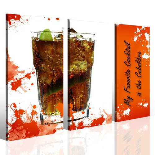 Stampe tela cocktail - stampe, su